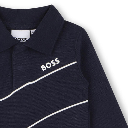 BOSS NB NAVY BABY GROW +GIFT BOX J53288