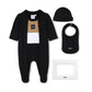 BOSS NB BLACK BABY BOY 3PC SET +GIFT BOX J53292