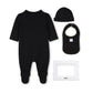 BOSS NB BLACK BABY BOY 3PC SET +GIFT BOX J53292
