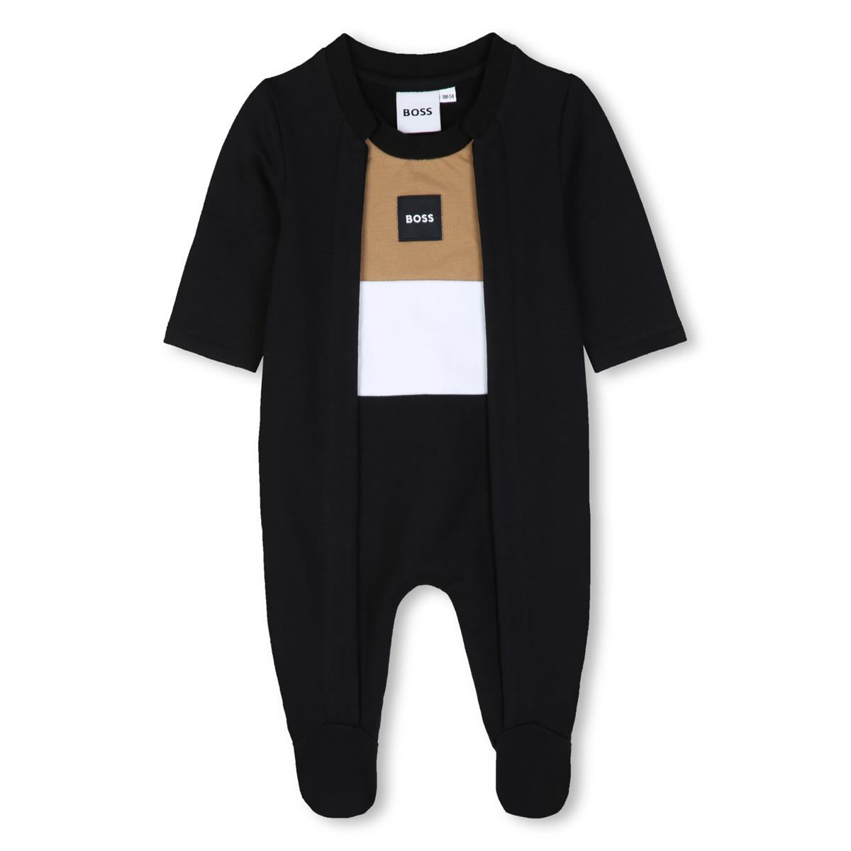 BOSS NB BLACK BABY BOY 3PC SET +GIFT BOX J53292