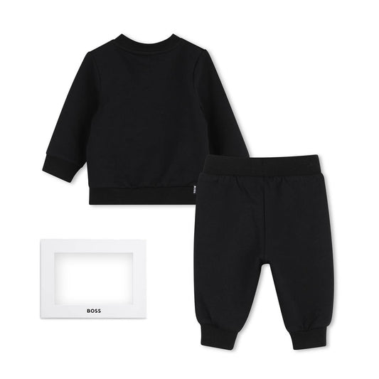BOSS BABY/TODDLER BLACK 2PCE GIFT SET J55308