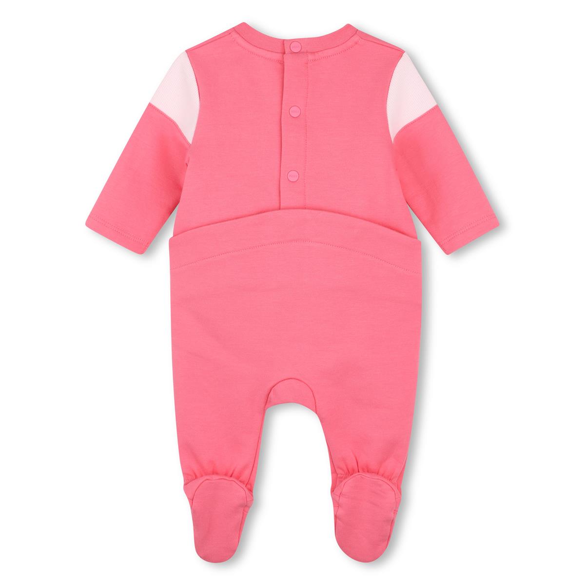 BOSS NB GIRL PINK BABY GROW J53325