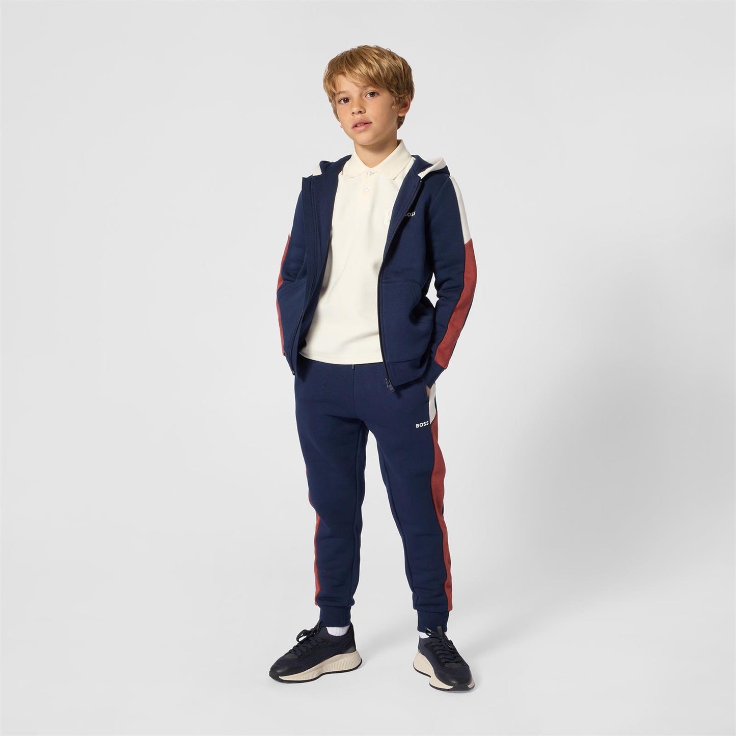 BOSS BOY NAVY TRACKSUIT JJ53368/J53341