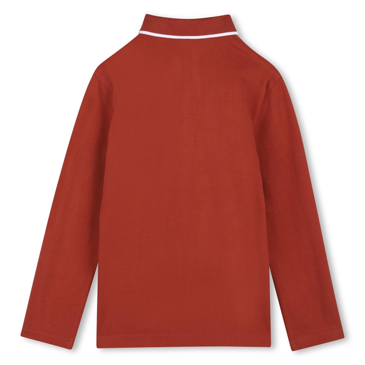 BOSS BOYS CRIMSON RED POLO SHIRT J53376