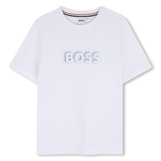 BOSS BOYS WHITE T SHIRT J53405
