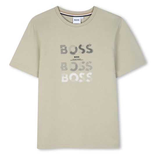 BOSS BOYS ELM REPEAT LOGO T SHIRT J53410