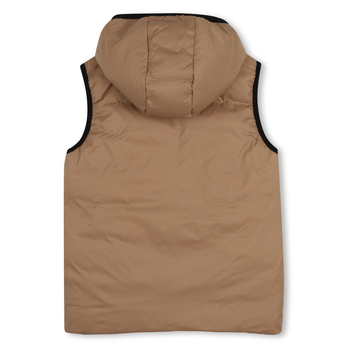 BOSS BOY BEIGE REVERSIBLE BODY WARMER/GILET J53436