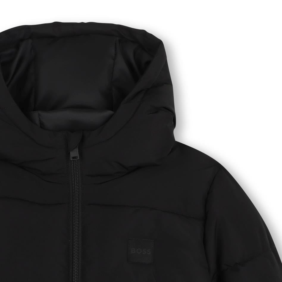 BOSS BOY BLACK PUFFER JACKET J53437