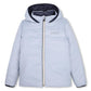 BOSS BOY NAVY/PALE BLUE REVERSIBLE PUFFER JACKET J53439