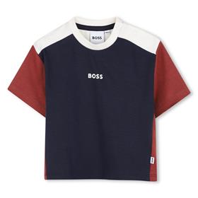 BOSS BABY/TODDLER BOY NAVY/RED T SHIRT J53483