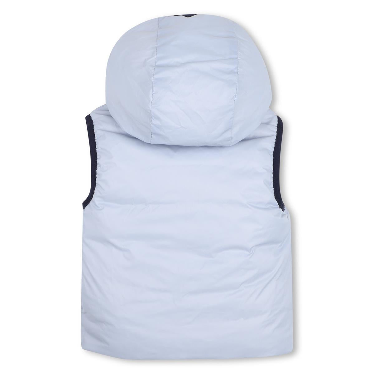 BOSS BABY/TODDLER BLUE REVERSIBLE BODYWARMER/GILET J53506