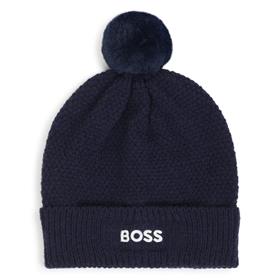 BOSS NAVY BABY BOY HAT J53576