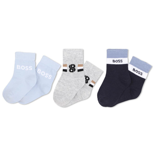 BOSS BABY BOY/TODDLER PK3 SOCKS J53578