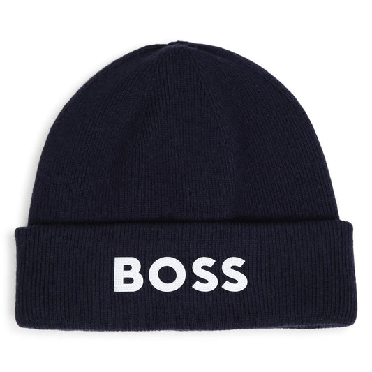 BOSS BOYS NAVY PULL ON HAT J53584