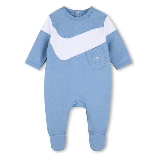 BOSS NB BOY BLUE BABY GROW J53603