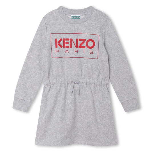 KENZO Kids Girls Grey Dress K12330
