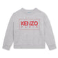 KENZO Kids Girls Grey Logo Sweatshirt & Leggings Set