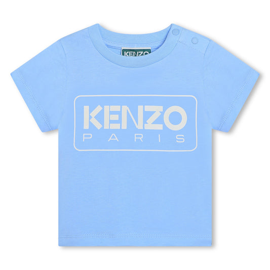 KENZO BLUE ORGANIC T SHIRT