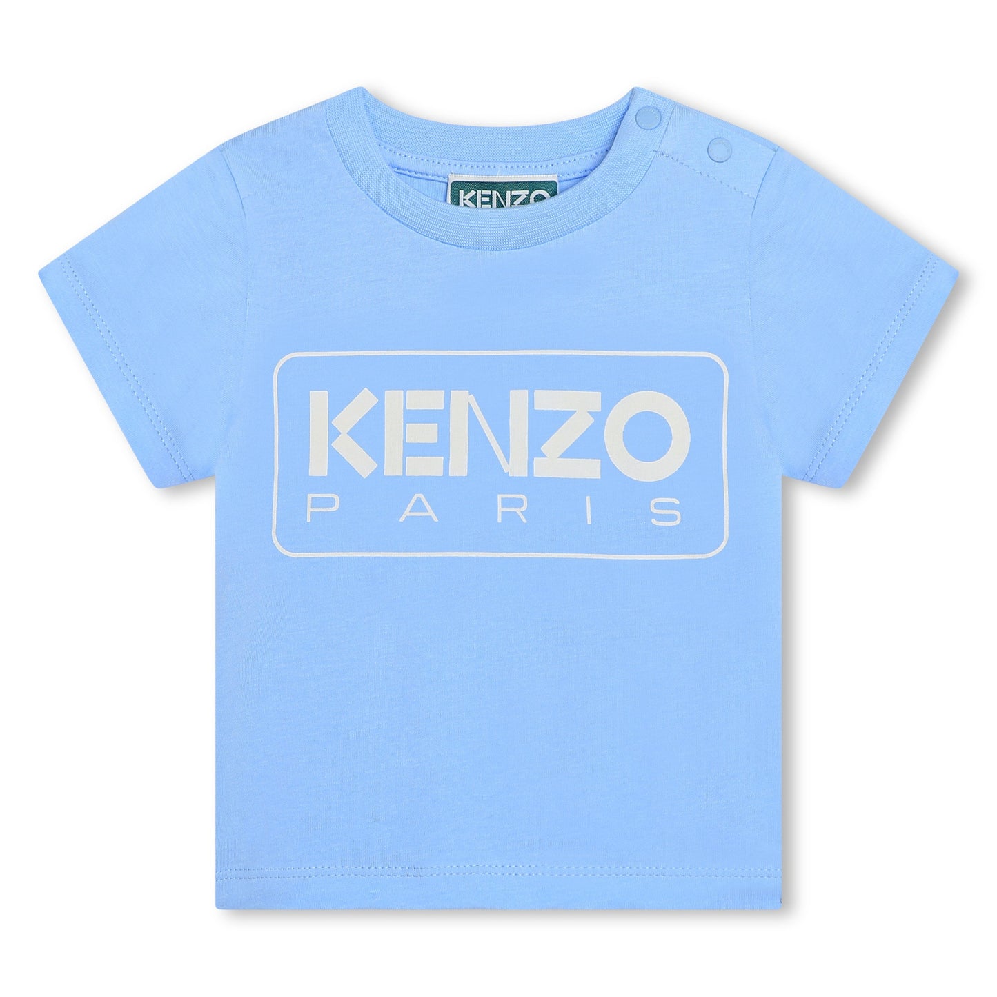 KENZO BLUE ORGANIC T SHIRT