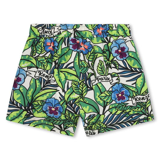 KENZO GREEN SWIM SHORTS