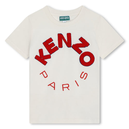 KENZO  BOYS IVORY T SHIRT