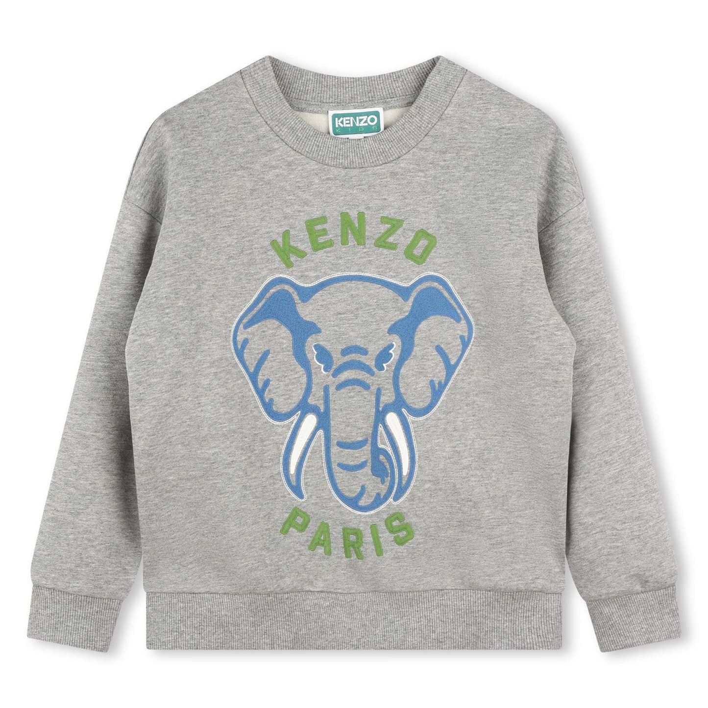 KENZO GREY ELEPHANT SWEATSHIRT  K60769