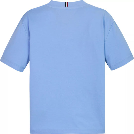 TOMMY HILFIGER SKY BLUE T SHIRT KB0KB08575C1Z