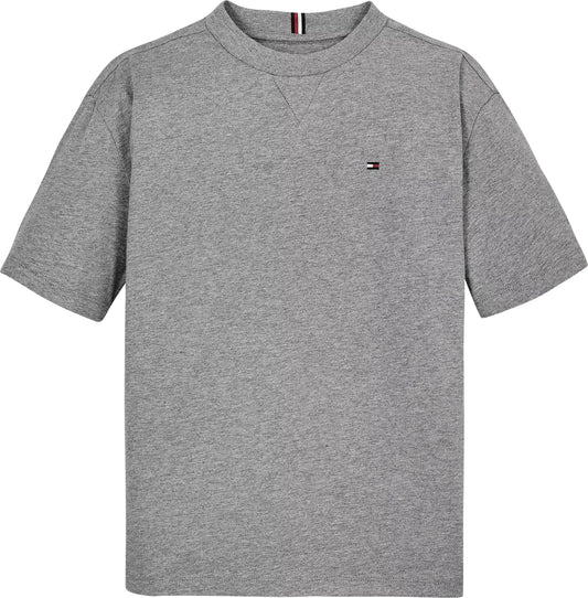 TOMMY HILFIGER GREY T SHIRT KB0KB08575PX9