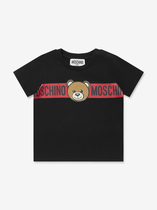 Moschino Baby/Toddler Black & Red T Shirt