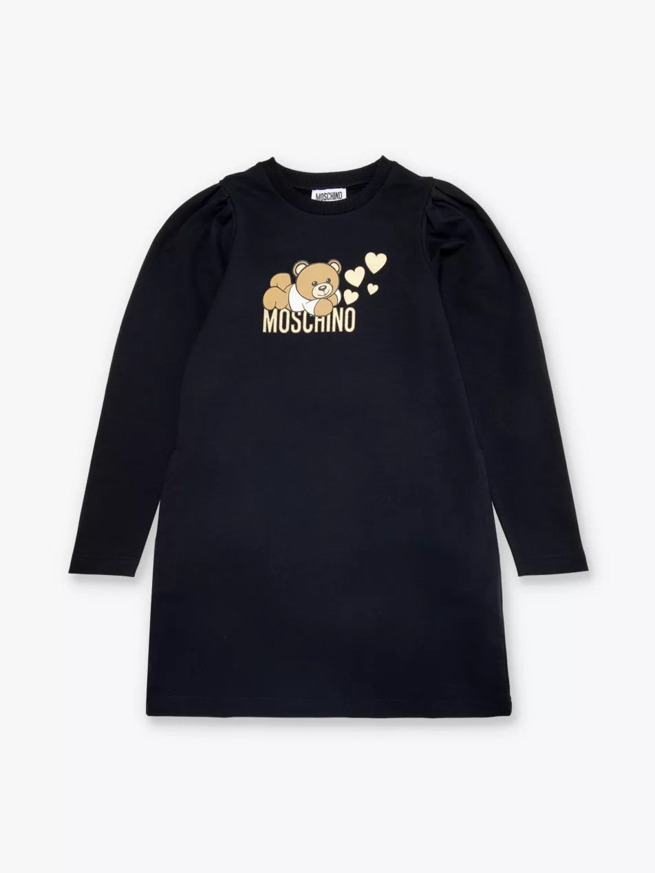 MOSCHINO BLACK BEAR DRESS HDV0FC