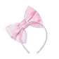 A DEE RONDA BOW PRINT HAIRBAND S261909