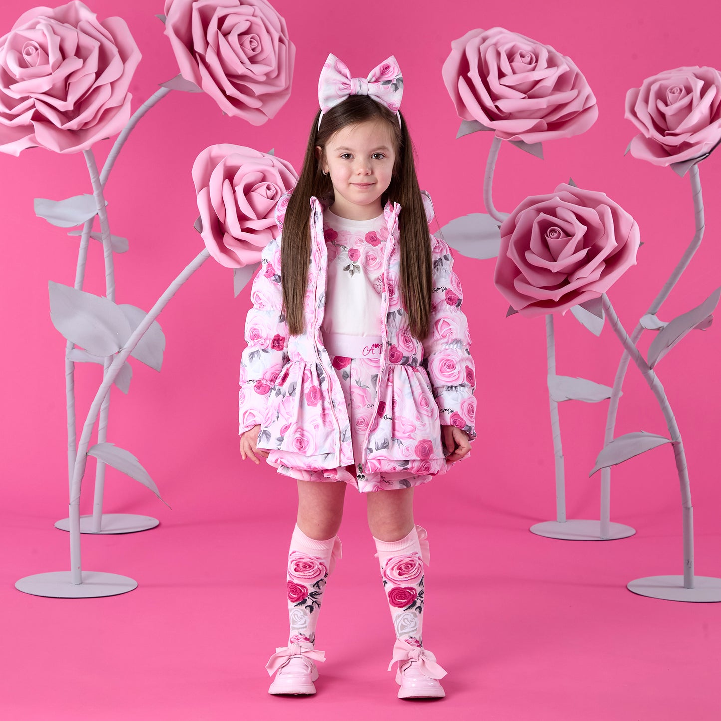 A DEE AVA ROSE PRINT JACKET W261201