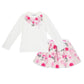 A DEE ARIELLA ROSE PRINT SKIRT SET W261505