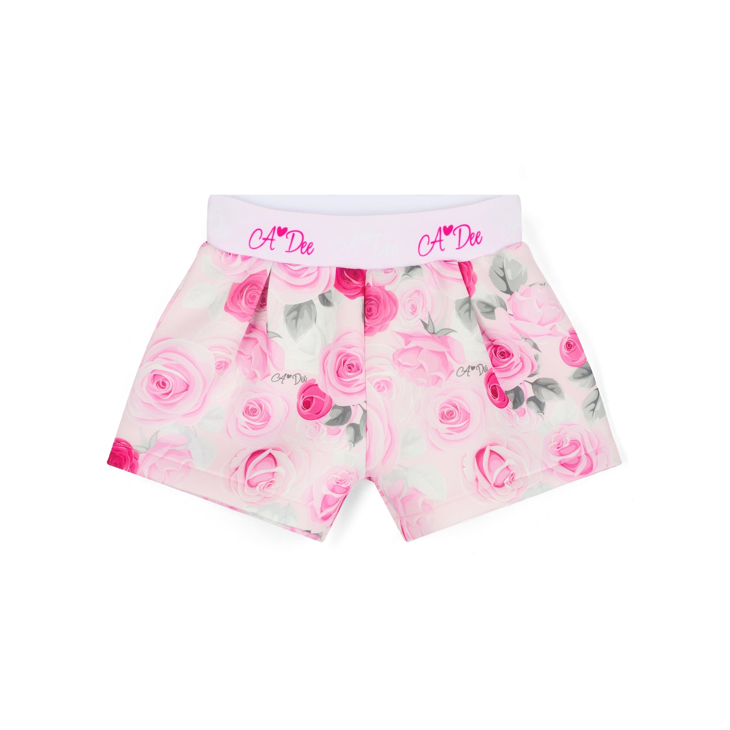 A DEE AMAYA ROSE PRINT SHORT SET W261506