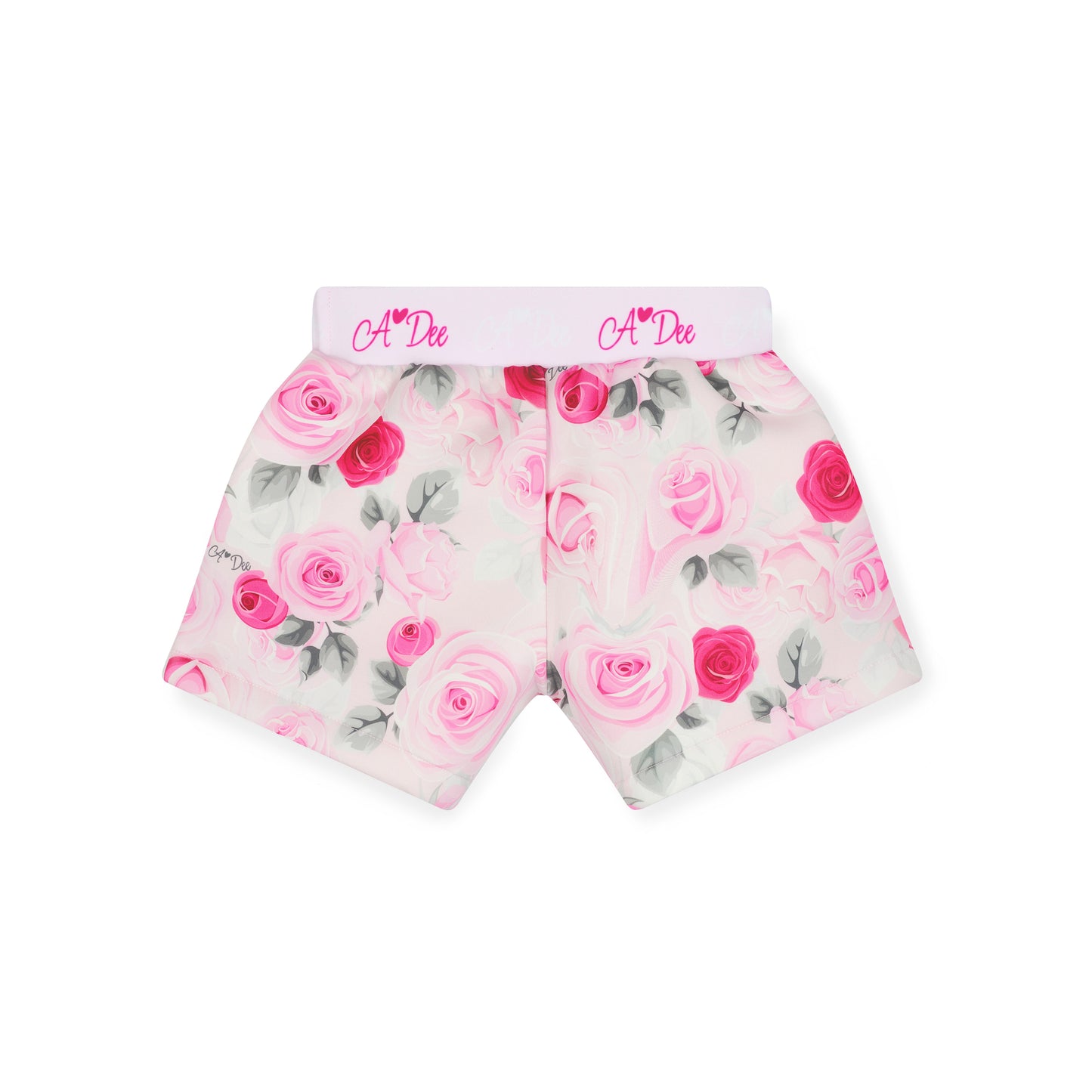 A DEE AMAYA ROSE PRINT SHORT SET W261506