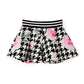 A DEE AMY HOUNDSTOOTH PRINT SHORT SET W261509