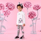 A DEE ARABELLA HOUNDSTOOTH PRINT LEGGING SET W261510