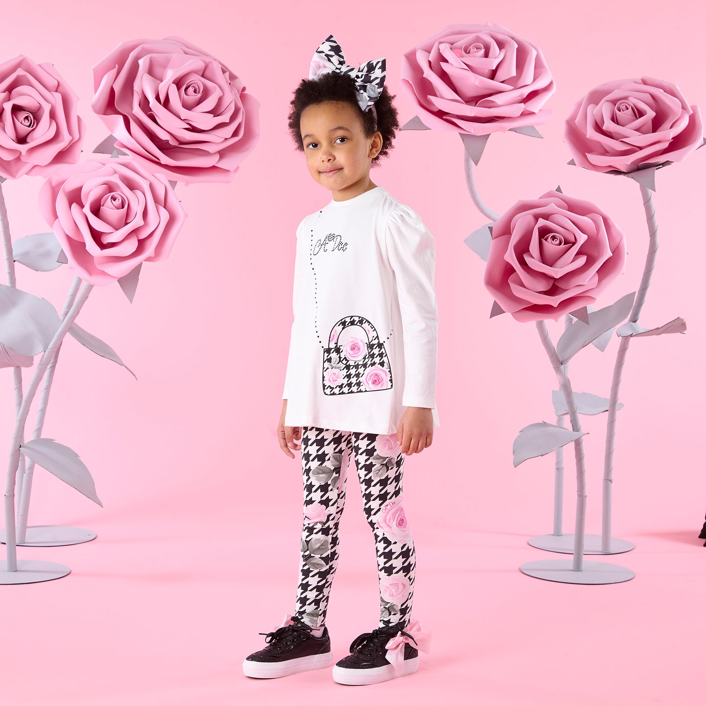 A DEE ARABELLA HOUNDSTOOTH PRINT LEGGING SET W261510