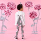 A DEE ARABELLA HOUNDSTOOTH PRINT LEGGING SET W261510