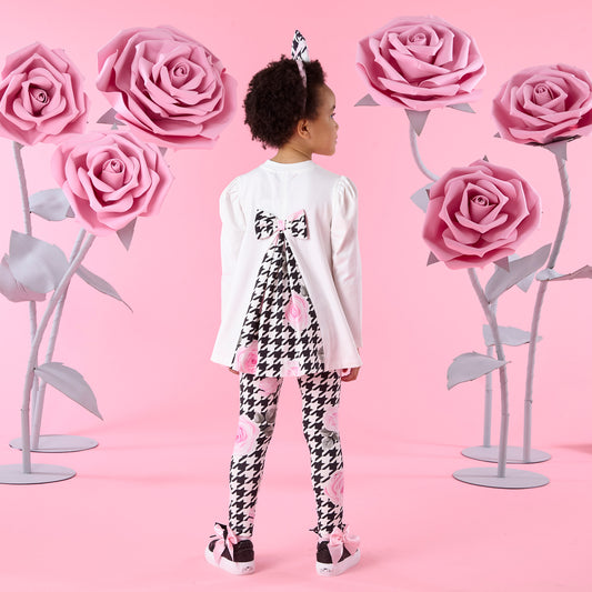 A DEE ARABELLA HOUNDSTOOTH PRINT LEGGING SET W261510