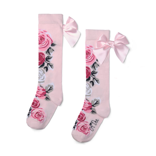 A DEE ALESSANDRA ROSE PRINT KNEE HIGH SOCKS W261904