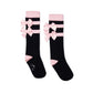 A DEE ASTRID STRIPE AND BOW KNEE HIGH SOCKS W261906