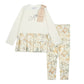 A DEE BLAKE BOW PRINT PEPLUM LEGGING SET W262511