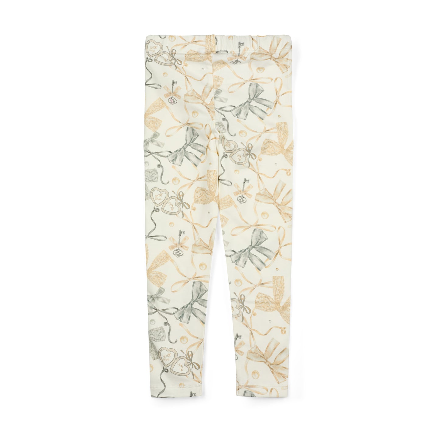 A DEE BLAKE BOW PRINT PEPLUM LEGGING SET W262511