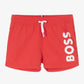 BOSS BABY/TODDLER BRIGHT RED SWIMSHORTS
