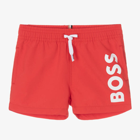 BOSS BABY/TODDLER BRIGHT RED SWIMSHORTS
