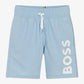 Boss Boys Pale Blue Swim Shorts