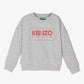 KENZO KIDS MARL GREY SWEATSHIRT