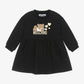 MOSCHINO BABY/TODDLER BLACK DRESS  MDV0BL