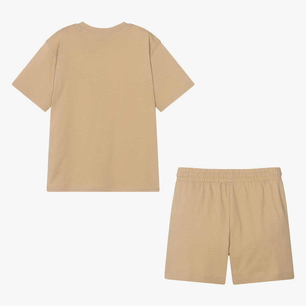 Moschino Beige Shorts Set